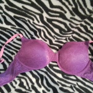 Purple Lace Bra